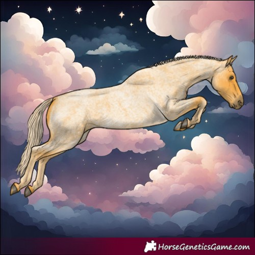 Horse Color:Palomino Roan 