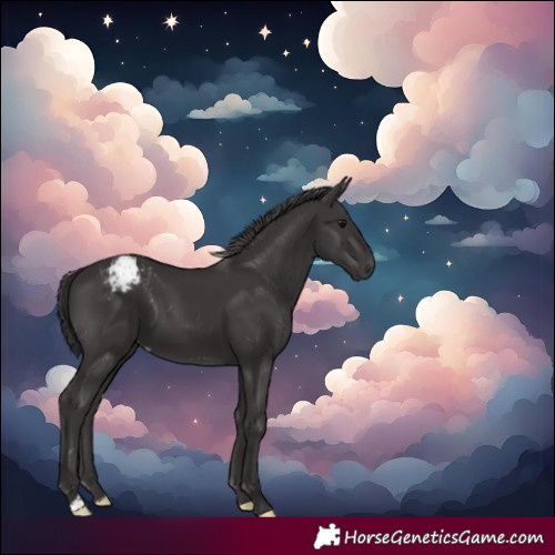 Horse Color:Smoky Black Varnish 