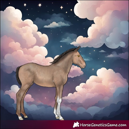 Horse Color:Amber Champagne Tobiano 