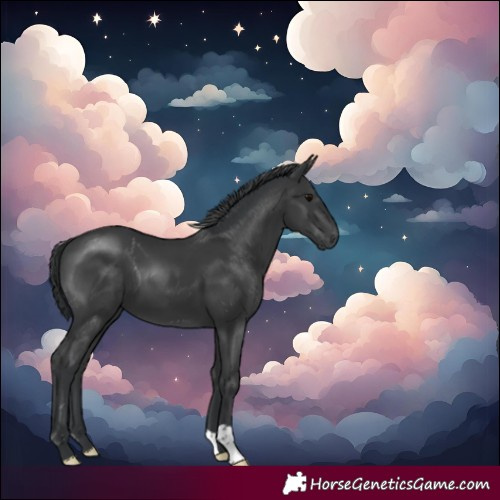 Horse Color:Black 