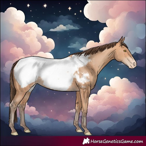 Horse Color:Amber Champagne Snowcap