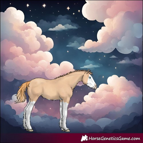 Horse Color:Gold Champagne Splash