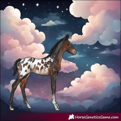 Horse Color:Brown Tobiano Blanket