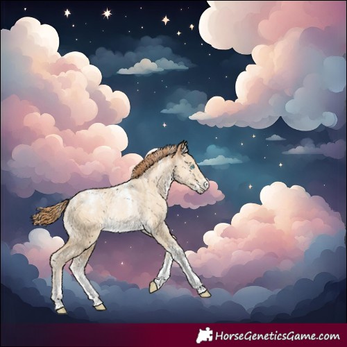Horse Color:Powder White Buckskin Pearl Dun 
