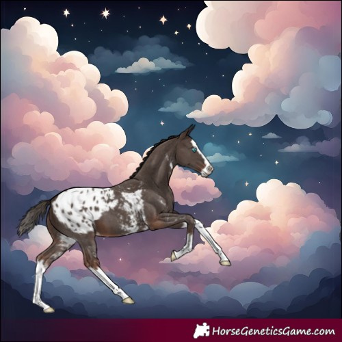 Horse Color:Liver Chestnut Sabino Splash Blanket