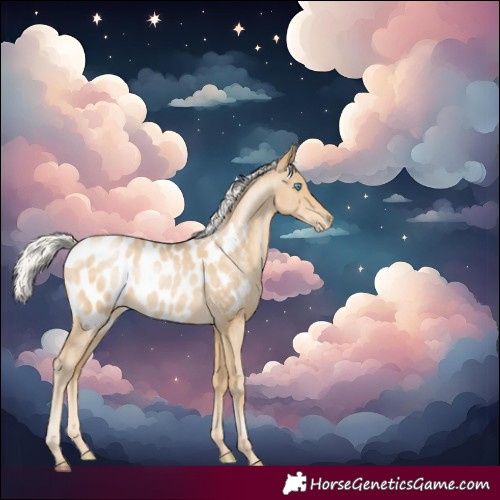 Horse Color:Silver Buckskin Pearl Blanket 