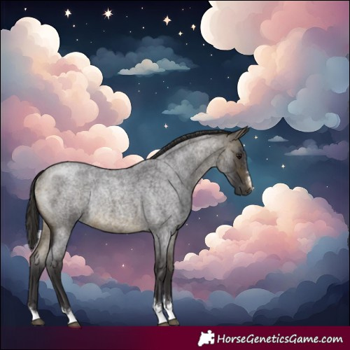 Horse Color:Buckskin Roan Rabicano 