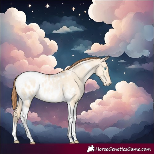 Horse Color:Buckskin Pearl Dun Tobiano Blanket 
