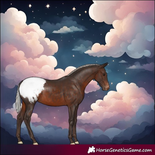 Horse Color:Silver Brown Snowcap 