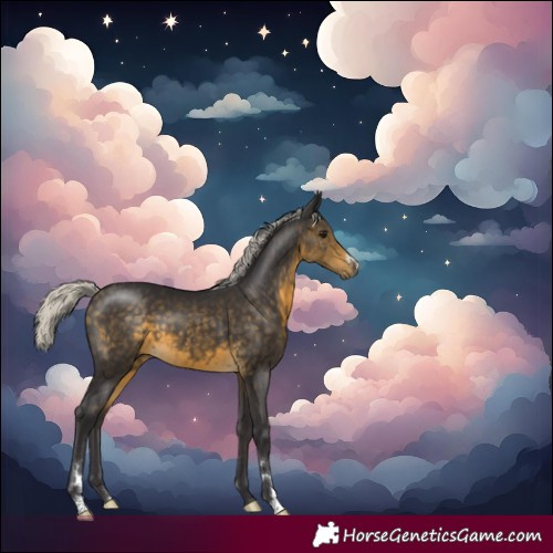 Horse Color:Silver Buckskin 