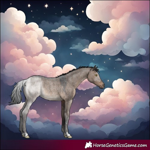 Horse Color:Brown Roan Dun Rabicano 