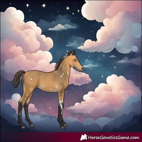 Horse Color:White Spotted Buckskin 