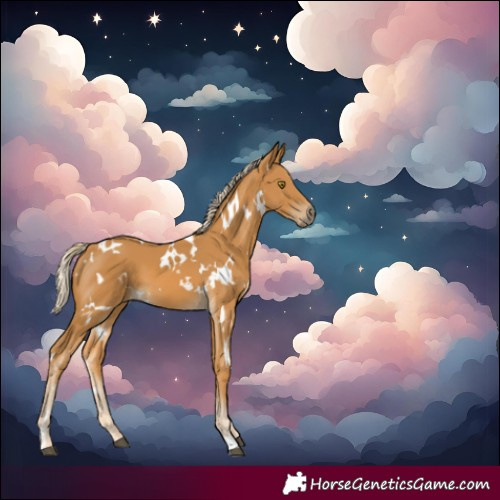 Horse Color:White Spotted Palomino 