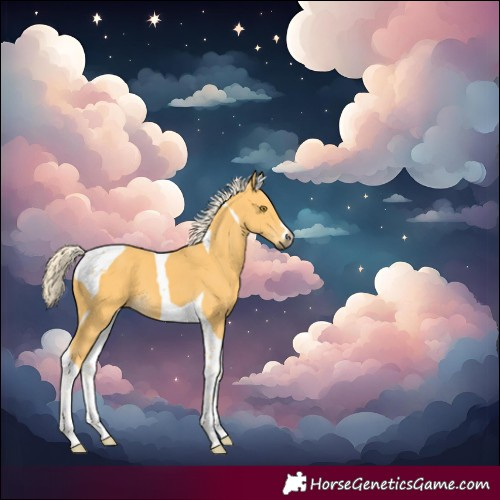 Horse Color:Palomino Tobiano 