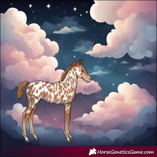 Horse Color:Chestnut Near Leopard
