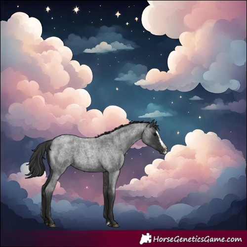 Horse Color:Blue Roan Splash 