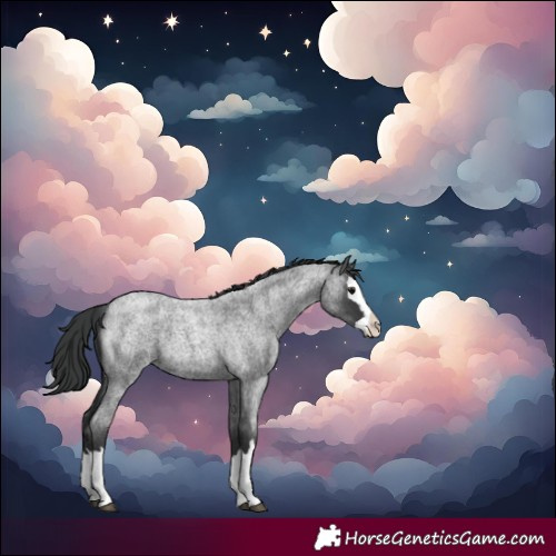 Horse Color:Blue Roan Splash