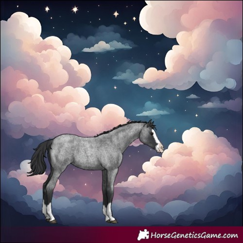 Horse Color:Blue Roan Splash 