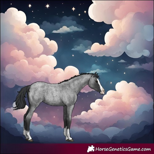 Horse Color:Blue Roan Splash