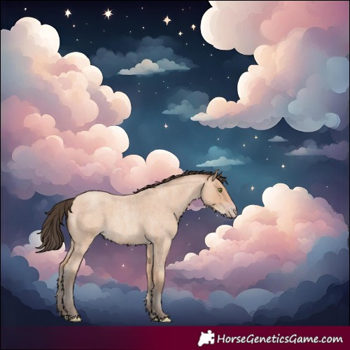 Horse Color:Amber Champagne Roan