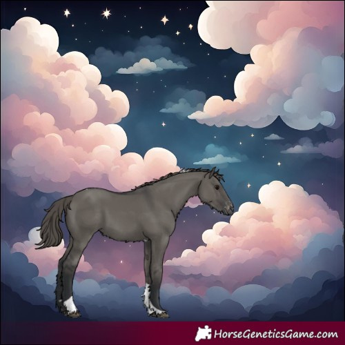 Horse Color:Grullo Tobiano Varnish 