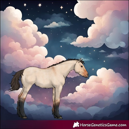 Horse Color:Bay Roan Dun 