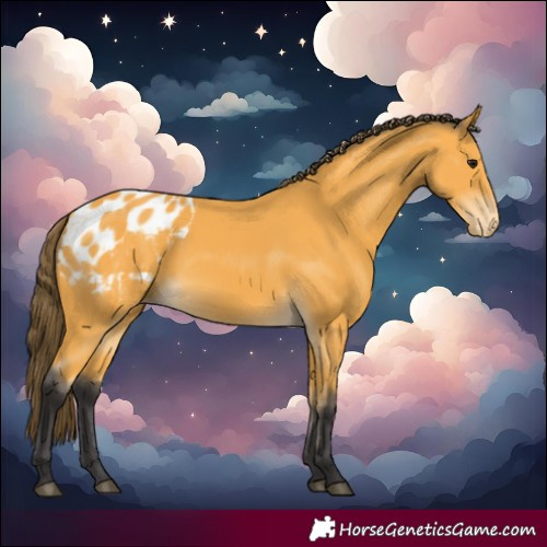 Horse Color:Buckskin Blanket 