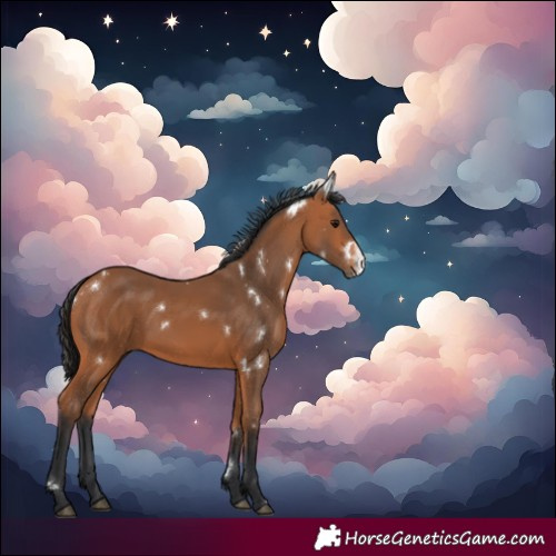 Horse Color:White Spotted Bay