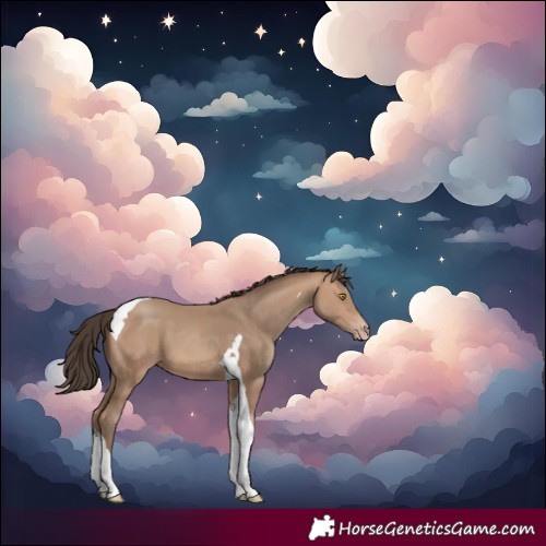 Horse Color:Amber Champagne Tobiano 