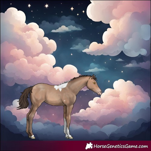Horse Color:Amber Champagne Tobiano 
