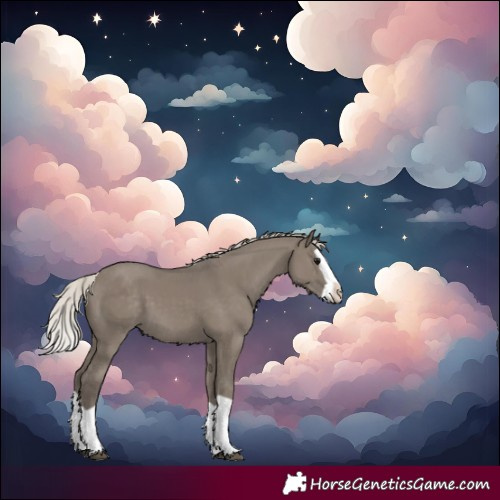 Horse Color:Silver Grullo Splash
