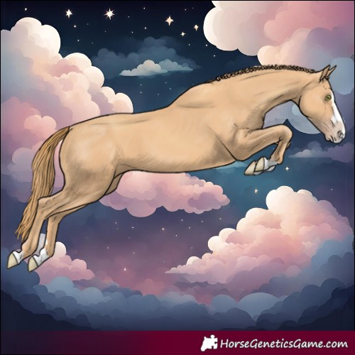 Horse Color:Gold Champagne Splash