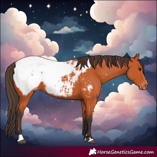 Horse Color:Bay Snowcap 