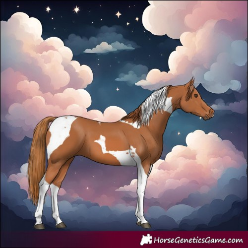 Horse Color:Chestnut Tobiano
