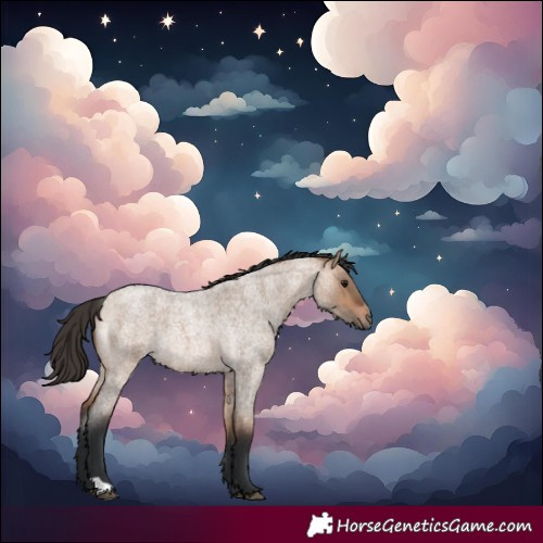 Horse Color:Bay Roan Dun