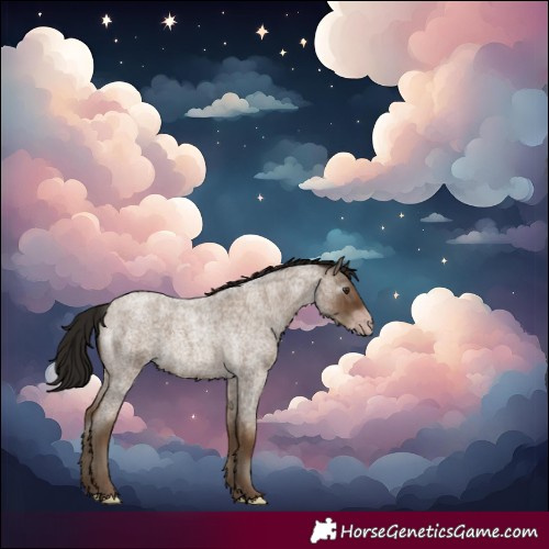 Horse Color:Gray Classic Champagne Roan