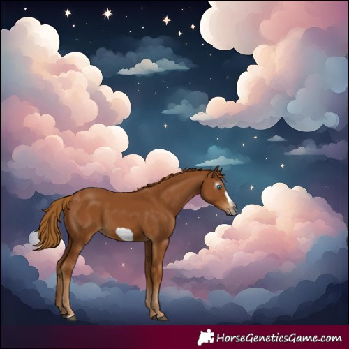 Horse Color:Gray Chestnut Frame 