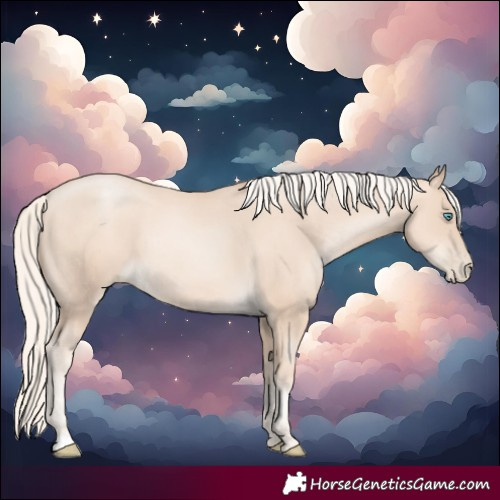 Horse Color:Gold Cream Champagne Pearl 