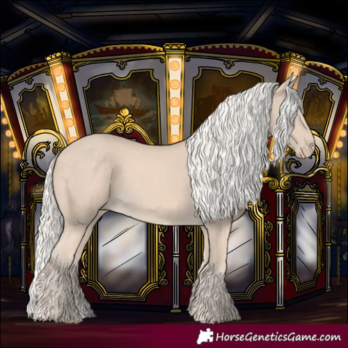 Horse Color:Cremello 