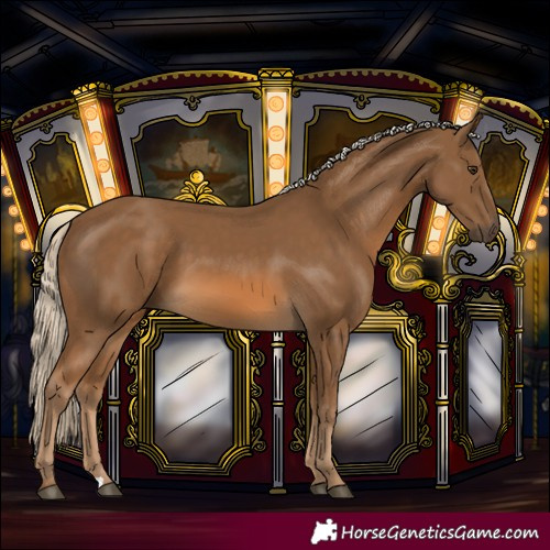 Horse Color:Chocolate Palomino 