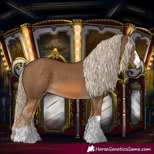Horse Color:Chocolate Palomino 