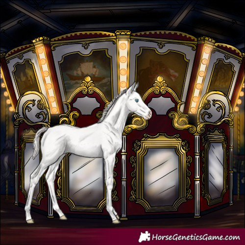 Horse Color:Perlino 