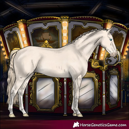Horse Color:Perlino 
