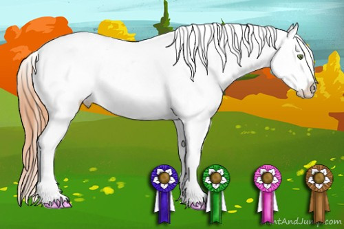 Horse Color:Amber Champagne Dun Splash Appaloosa 