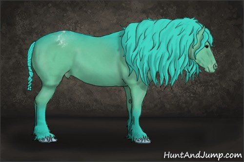 Horse Color:Watercolor Black Appaloosa 