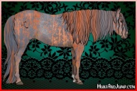 Horse Color:Watercolor Chestnut and Watercolor Chestnut