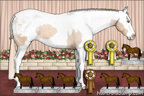 Horse Color:Gold Champagne Snowcap and Gold Champagne Snowcap