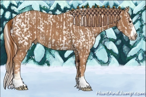 Horse Color:Palomino Appaloosa  and Chestnut Splash Frame 