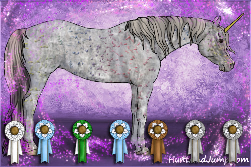 Horse Color:Blue Ice Roan  and Silver Blue Ice Roan 