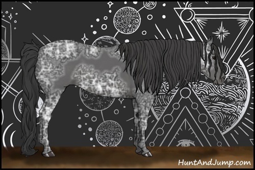 Horse Color:Smoky Black Ice 
